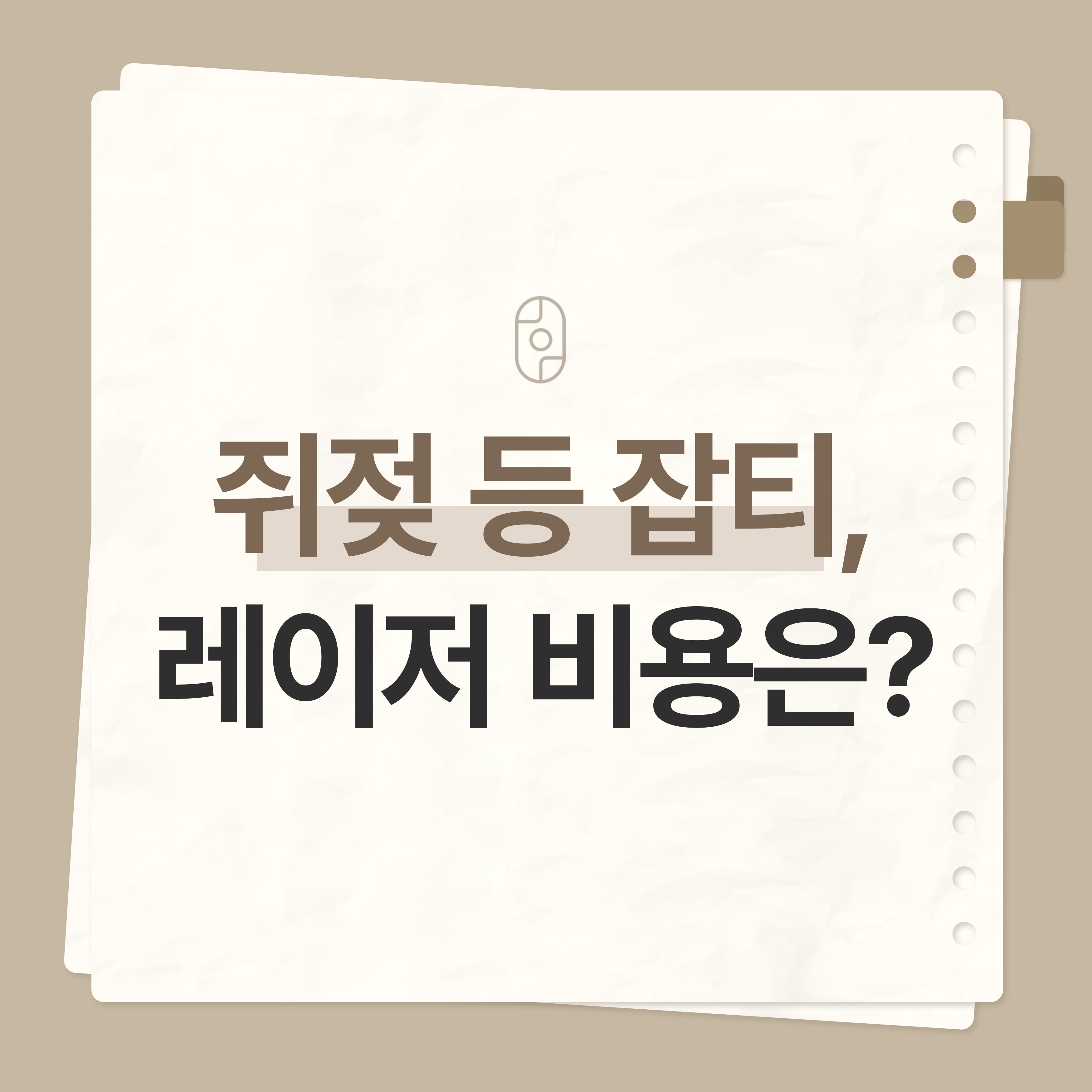 신림쥐젖잡티