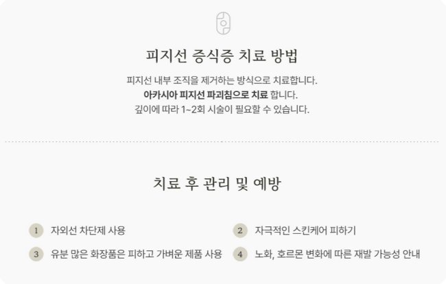 신림피지선증식증 아그네스 피지선파괴침 시술법 - 절연침 방식으로 1-2회 시술