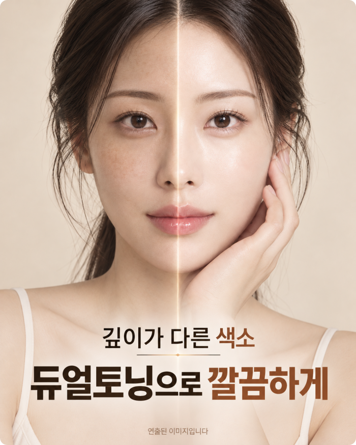 신림듀얼토닝 전후 이미지 